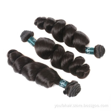 Best Quality Cheap Natural Premium Virgin Brazilian Deep Loose Wave Hair Bundles Cuticle Aligned Human Hair Curly Extensions